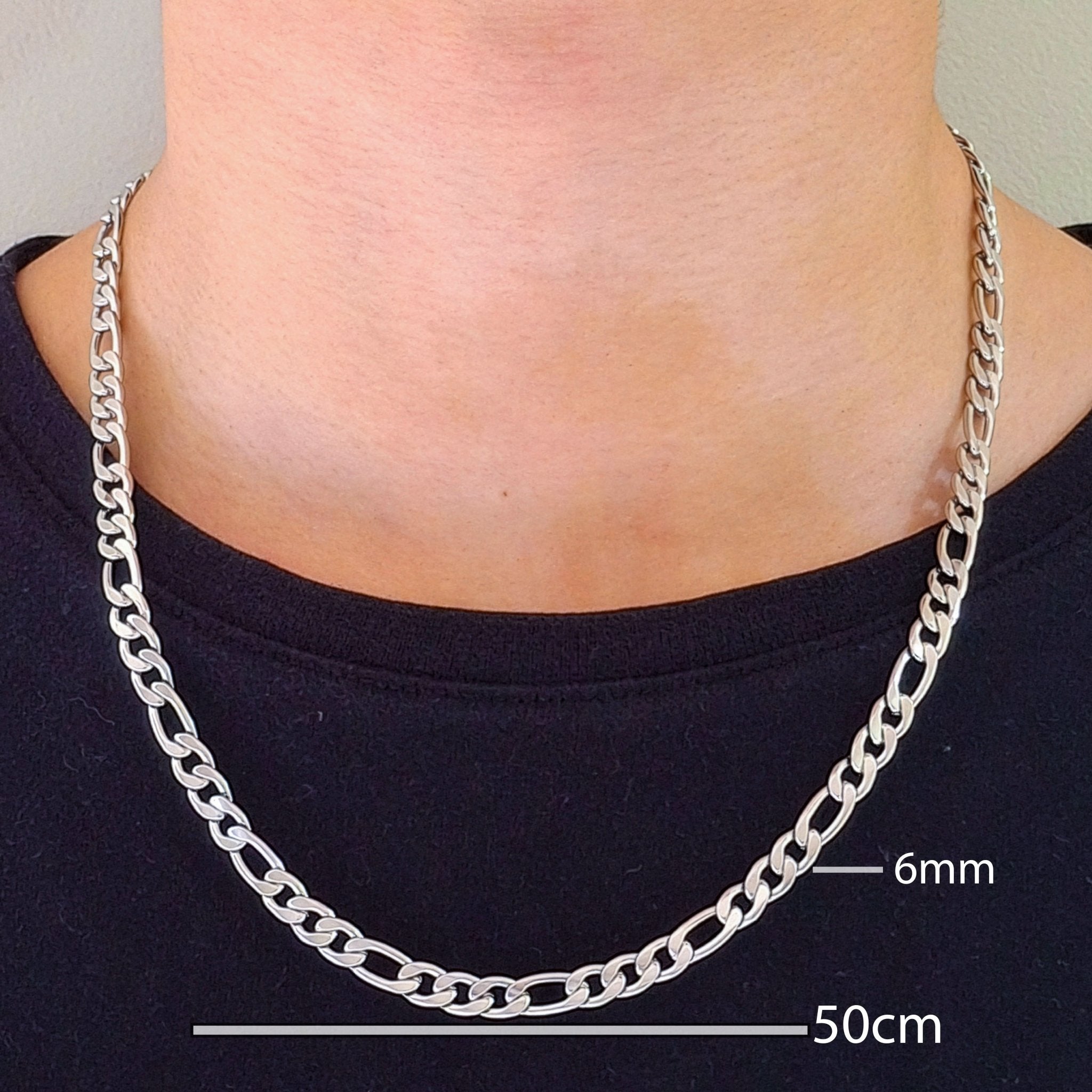 Sleek Figaro Chain - Sleek & Stylish