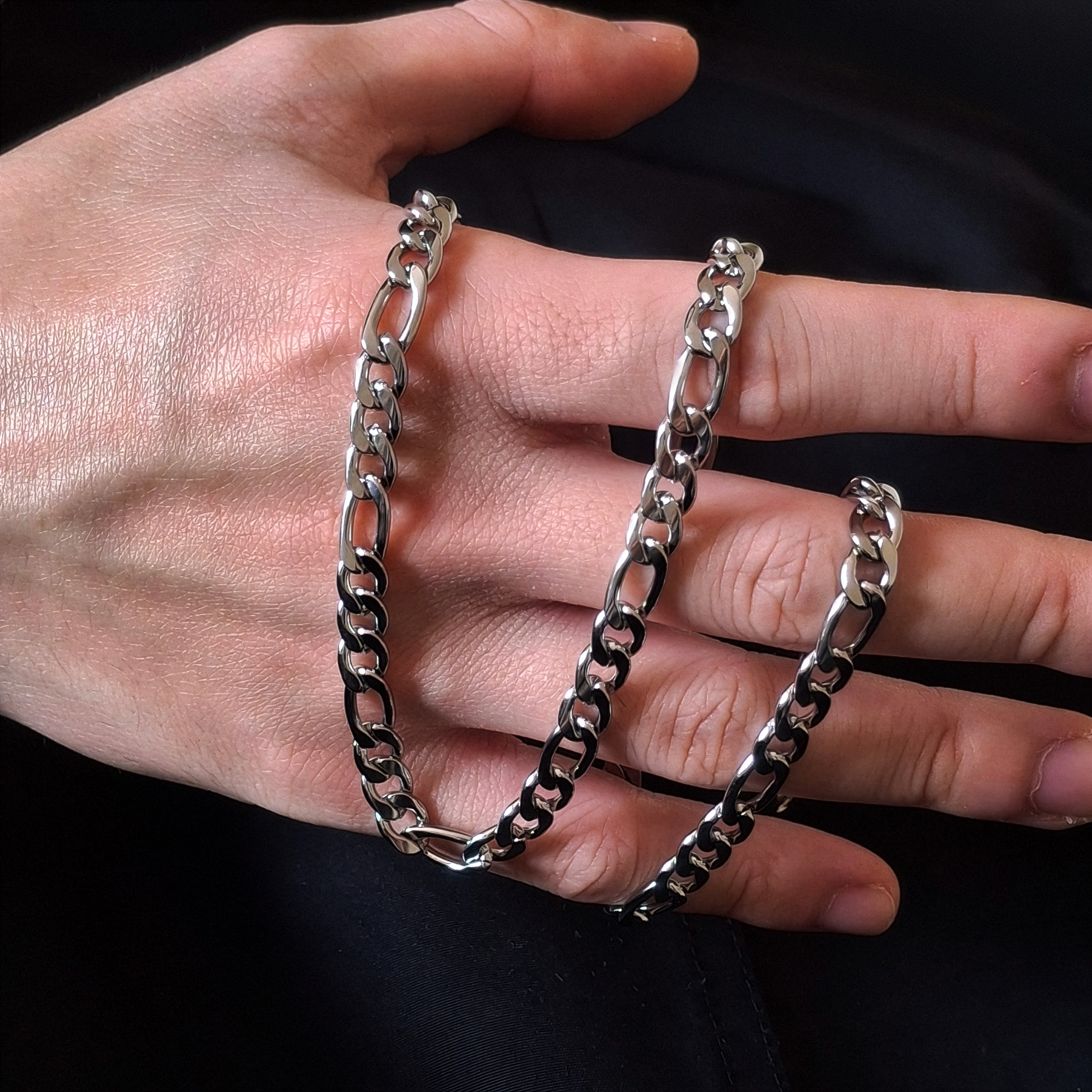 Sleek Figaro Chain